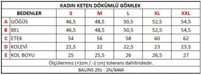 Kadın Dökümlü Keten Gömlek Turuncu - Thumbnail