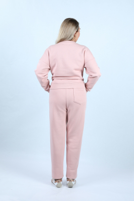 Kadın 3 İplik Şardonlu Eşofman Altı - Thumbnail