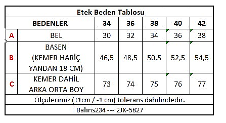 Kadın Fırfırlı Viskon Etek  Su Yeşili - 3