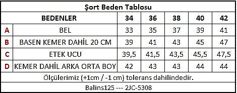 Kadın Gabardin Gri Gül Baskılı Şort  Beyaz - 3