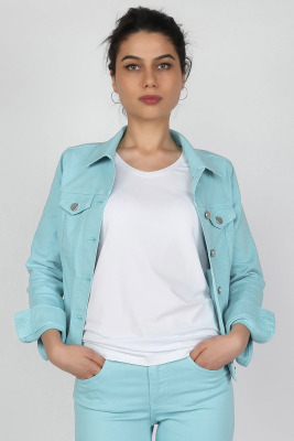 Kadın Gabardin Mont Mint - Thumbnail