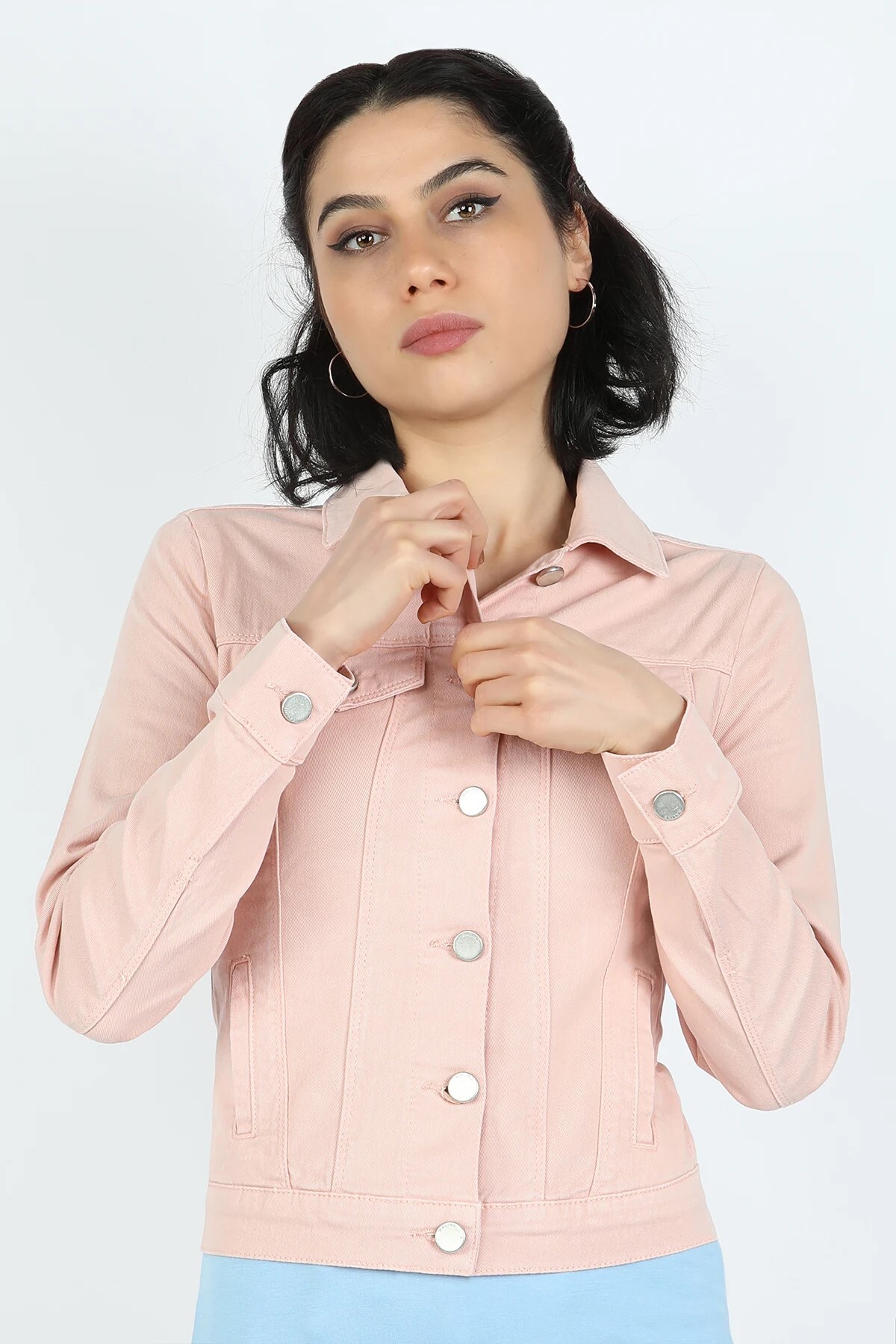 Balins - Kadın Gabardin Mont Pembe