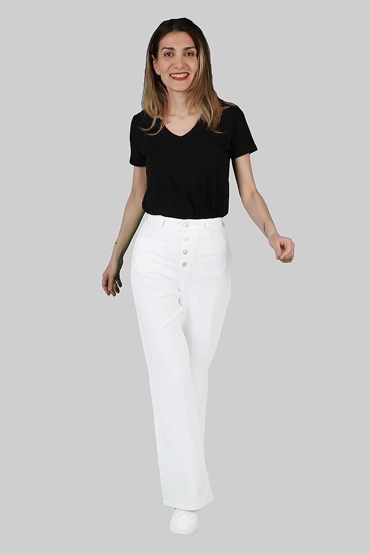 Kadın Gabardin Pantolon - 4