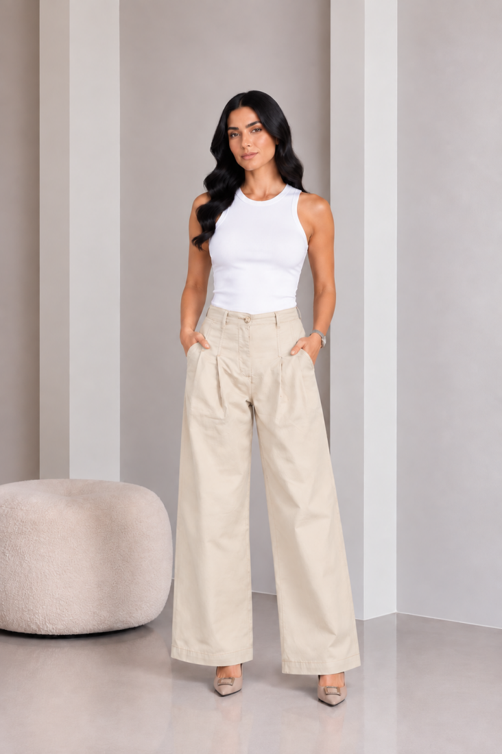 Kadın Gabardin Pantolon - 1