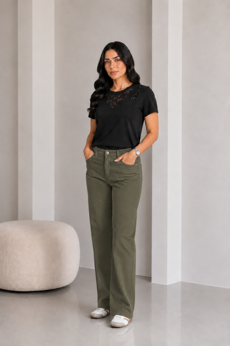 Kadın Gabardin Pantolon - 4