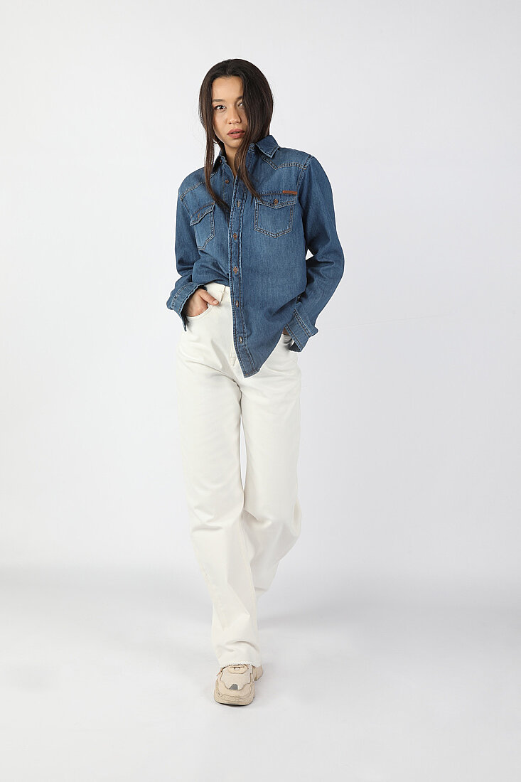 Kadın Gabardin Pantolon Bej -2JA/6097.Bej - 1