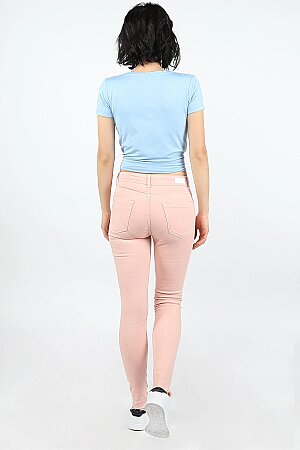 Kadın Gabardin Pantolon Pembe - 2