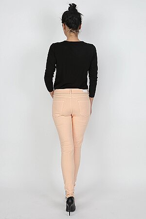 Kadın Gabardin Pantolon Somon - 2