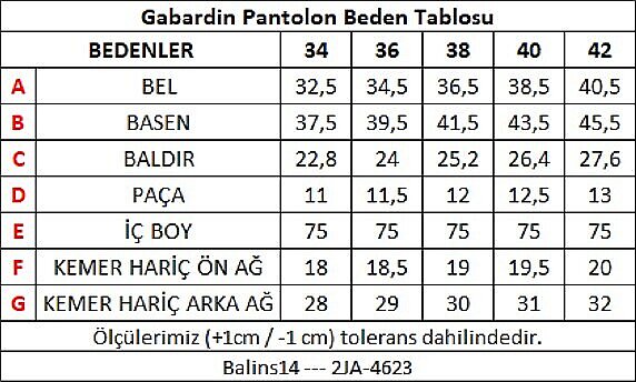 Kadın Gabardin Pantolon Somon - 3