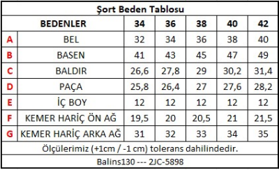 Kadın Gabardin Şort Kahverengi - Thumbnail