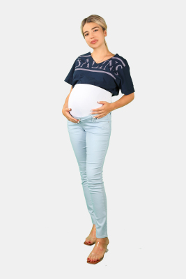Balins Kadın Hamile Pantolon Mavi - Thumbnail