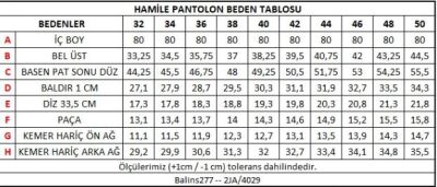 Balins Kadın Hamile Pantolon Mavi - Thumbnail