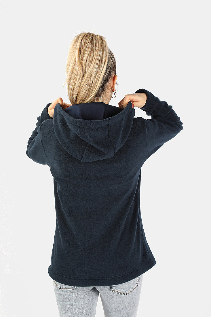 Kadın Kapüşonlu Lacivert Sweatshirt Lacivert - 2