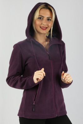 Balins - Kadın Kapüşonlu Mor Sweatshirt Mor
