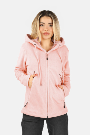 Kadın Kapüşonlu Sweatshirt Pembe