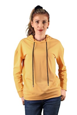 Kadın Kapüşonlu Sweatshirt - Thumbnail