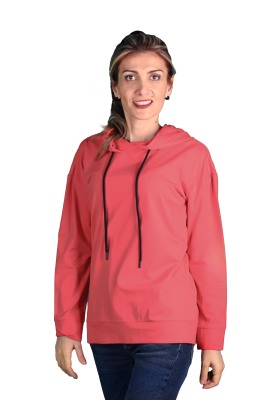 Kadın Kapüşonlu Sweatshirt - Thumbnail