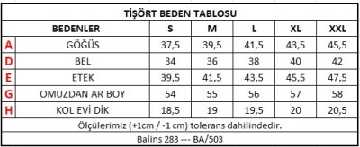 Kadın Kare Yaka Tişört Saks - Thumbnail