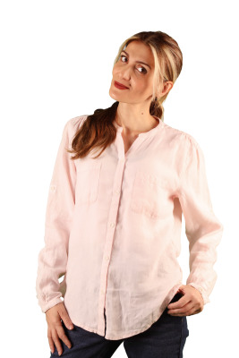 Kadın Keten Gömlek - Thumbnail