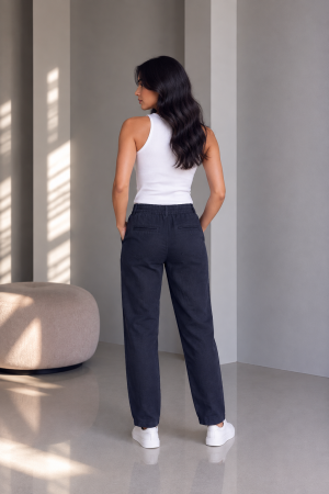 Kadın Keten Pantolon - 2