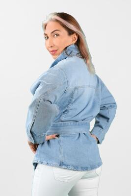 Kadın Kot Ceket 2JL/5844 - Thumbnail