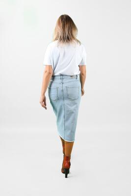 Kadın Kot Etek 2JK/6649 - Thumbnail