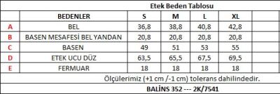 Kadın Kot Etek Mavi - Thumbnail