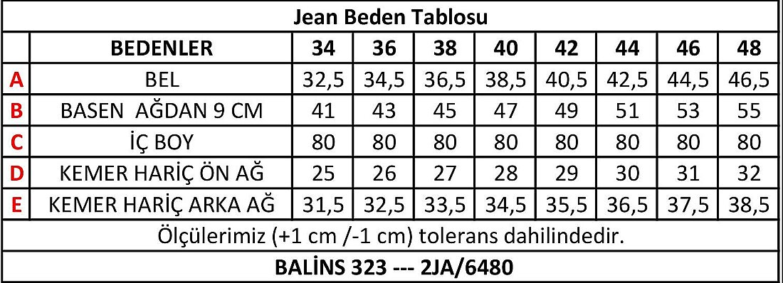 Kadın Geniş Paça Kot Pantolon - 9
