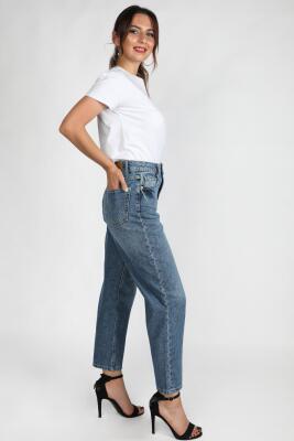 Kadın Kot Pantolon Rins yıkama - Thumbnail