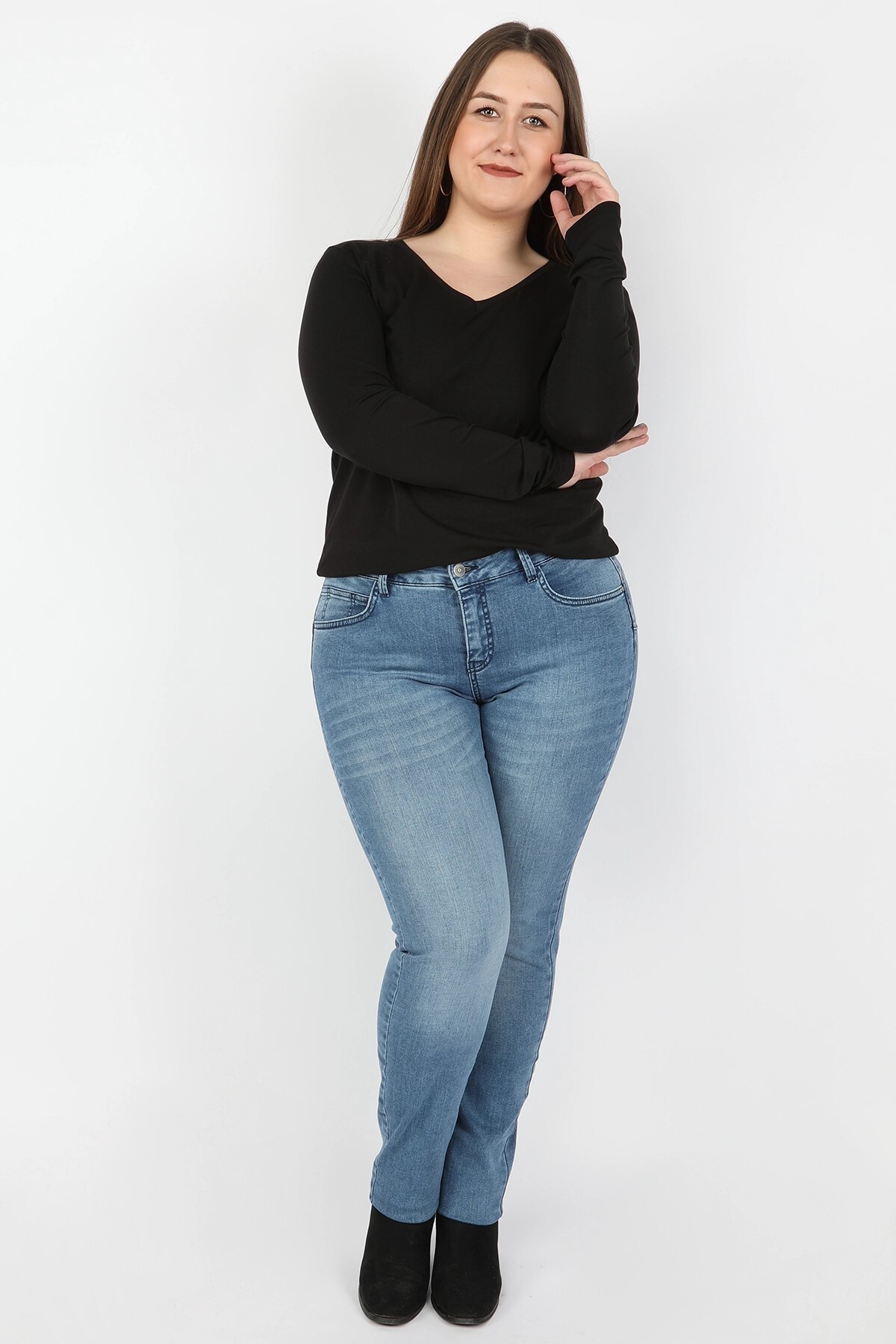 Balins - Balins Kadın Kot Pantolon Açık Mavi 2JA/5172.Açık Mavi