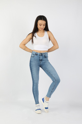 Kadın Kot Pantolon Açık Mavi 2JA/5588.Açık Mavi - Thumbnail