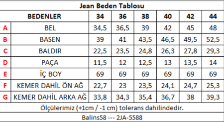 Kadın Kot Pantolon Açık Mavi 2JA/5588.Açık Mavi - 3