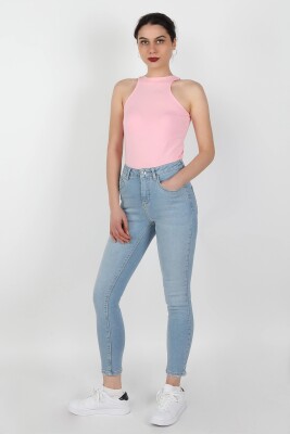 Kadın Kot Pantolon Açık Mavi - Thumbnail