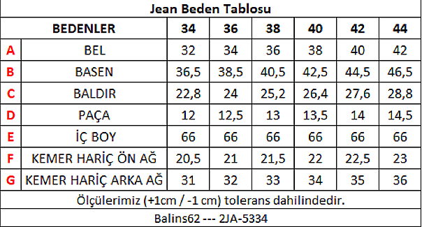 Kadın Kot Pantolon Açık Mavi - 6