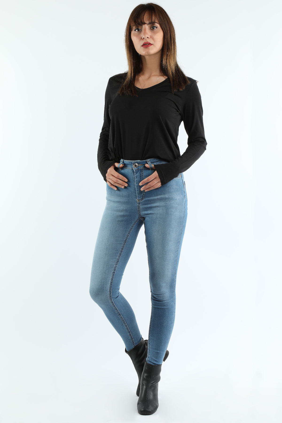 Balins - Kadın Kot Pantolon Açık Mavi -2JA/5661.Açık Mavi