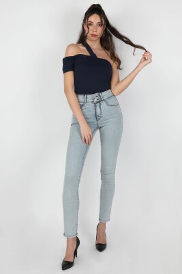 Kadın Kot Pantolon Asit Yıka - Thumbnail