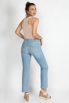 Kadın Kot Pantolon Buz Mavisi - Thumbnail