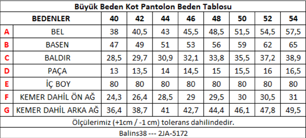 Kadın Kot Pantolon Koyu Düz Kadın Kot Pantolon Koyu Düz