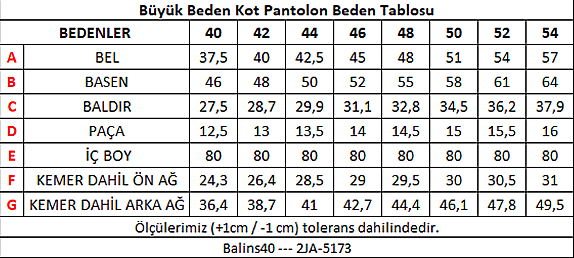 Kadın Kot Pantolon Koyu Düz - 3