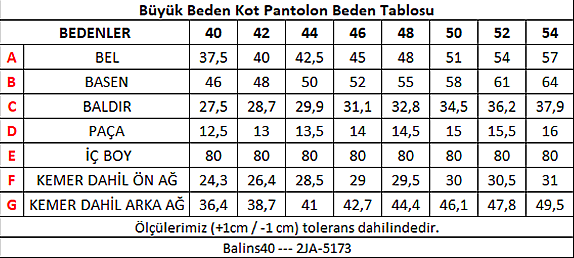 Kadın Kot Pantolon Koyu Mavi - 2JA/5173.Koyu Mavi - 3