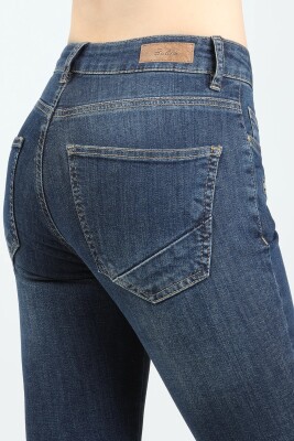 Kadın Kot Pantolon Koyu Mavi 2JA/5271.Koyu Mavi - Thumbnail