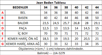 Kadın Kot Pantolon Koyu Mavi - Thumbnail