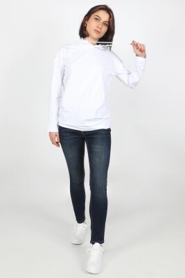 Kadın Kot Pantolon Koyu Mavi - Thumbnail