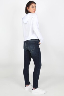 Kadın Kot Pantolon Koyu Mavi - Thumbnail