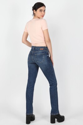 Kadın Kot Pantolon Koyu Mavi - Thumbnail