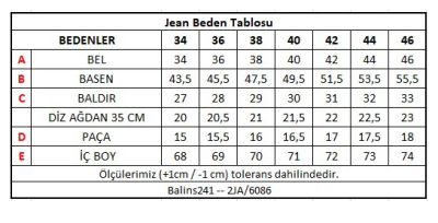 Balins Kadın Kot Pantolon Koyu Mavi - Thumbnail