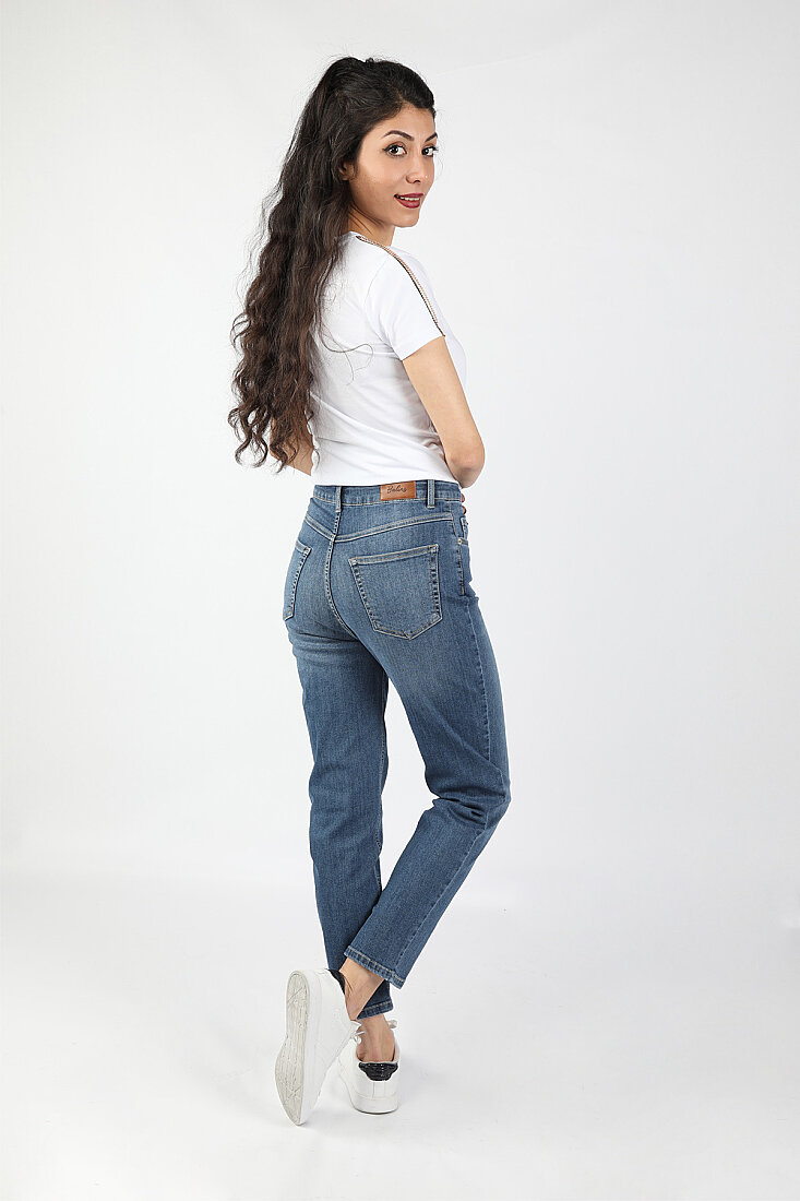 Balins Kadın Kot Pantolon Koyu Mavi - 2