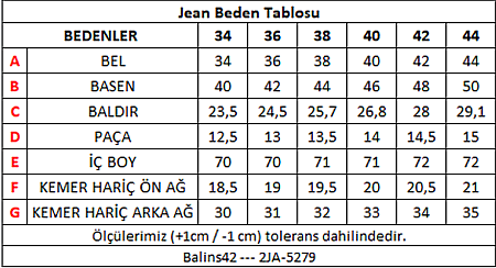 Kadın Kot Pantolon Random A. - 3