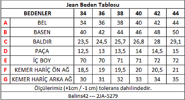 Kadın Kot Pantolon Random A. - 3