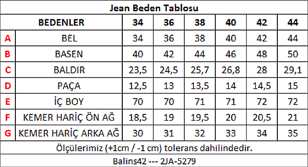 Kadın Kot Pantolon Tintli - 3